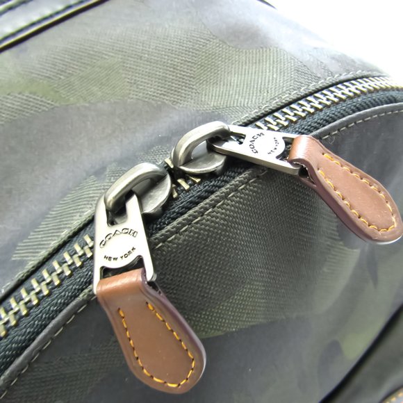 COACH Academy Backpack With Wild Beast Print 29476 Unisex Canvas,Leather Backpac - Picture 6 of 9